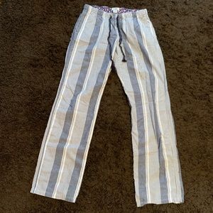 Aeropostale Striped Flowy Pants